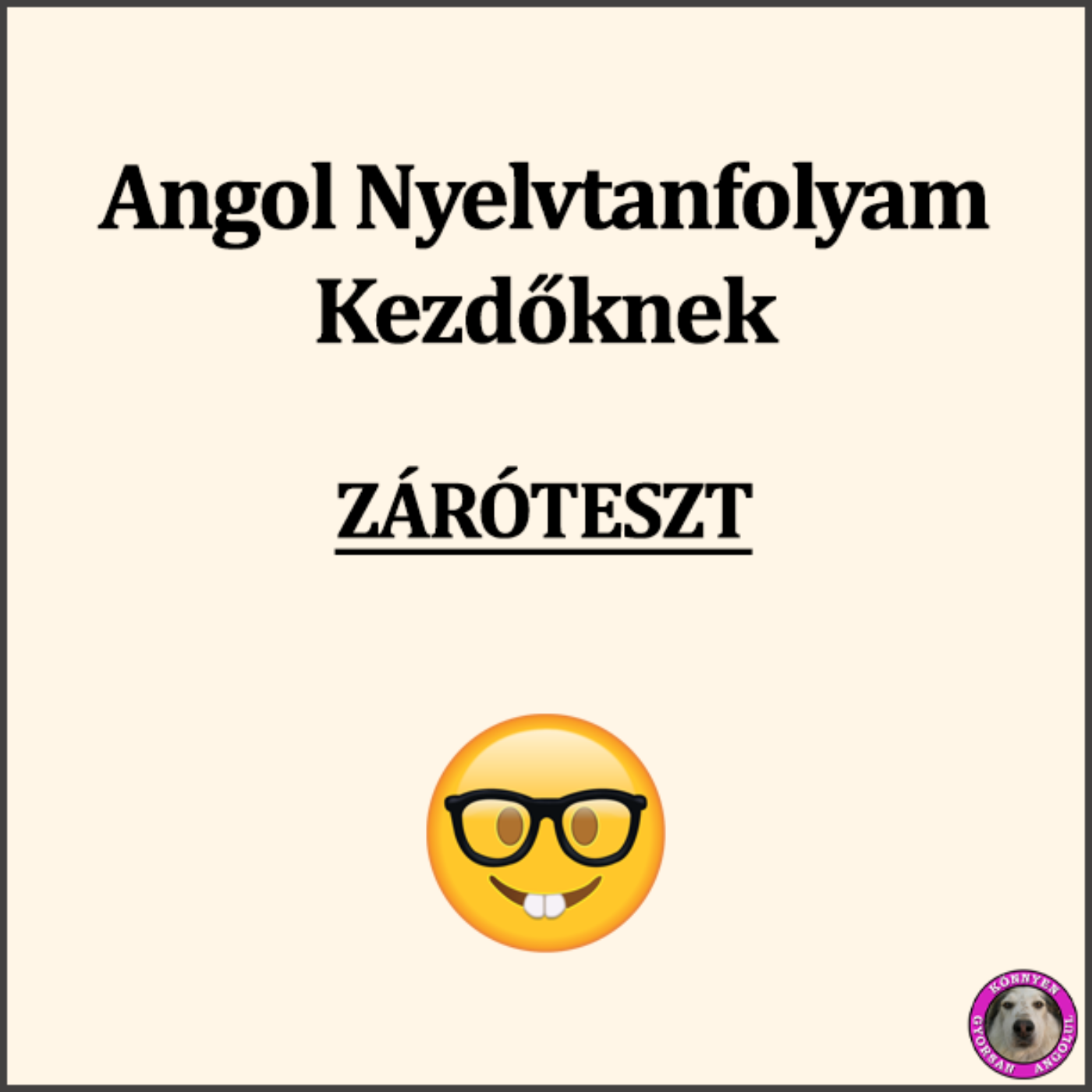Záróteszt