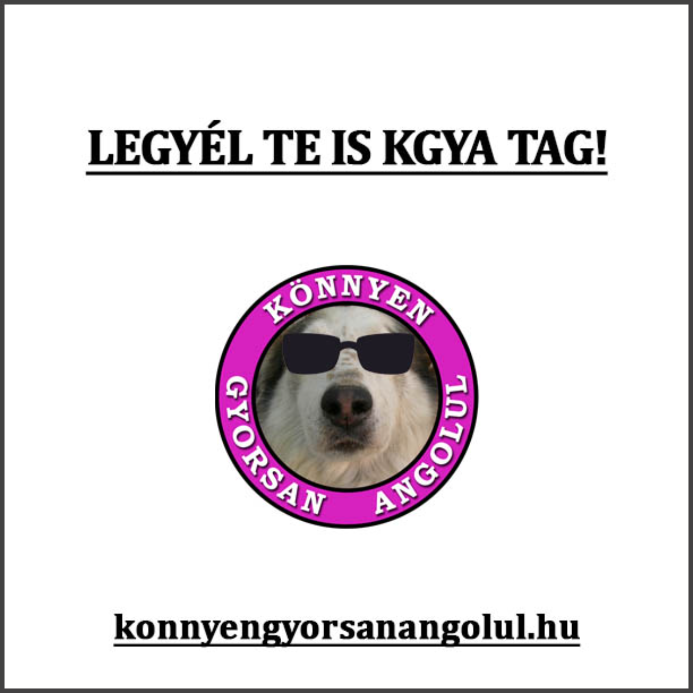 Legyél Te is KGYA Tag!