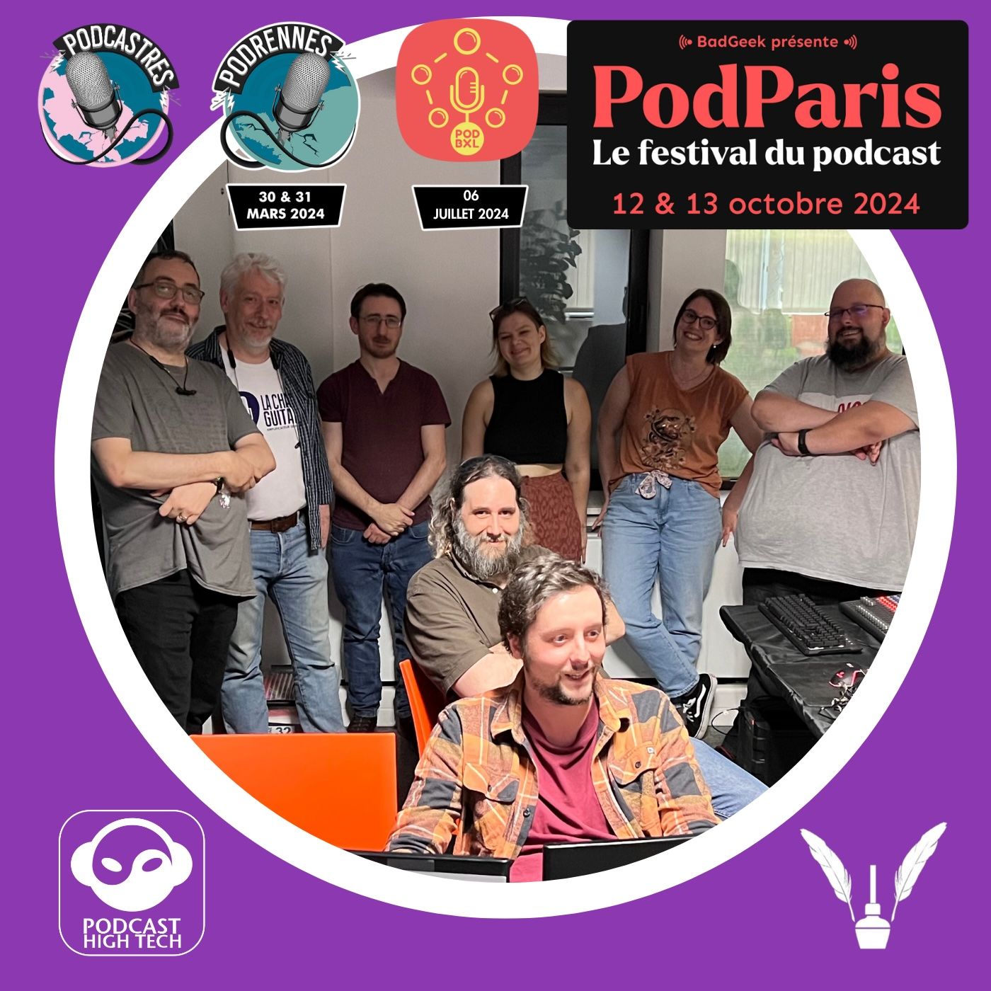 #007 De Castres à Bruxelles, des PodPassionné·e·s et des PodRencontres avec BadGeek (FR) - Belgique