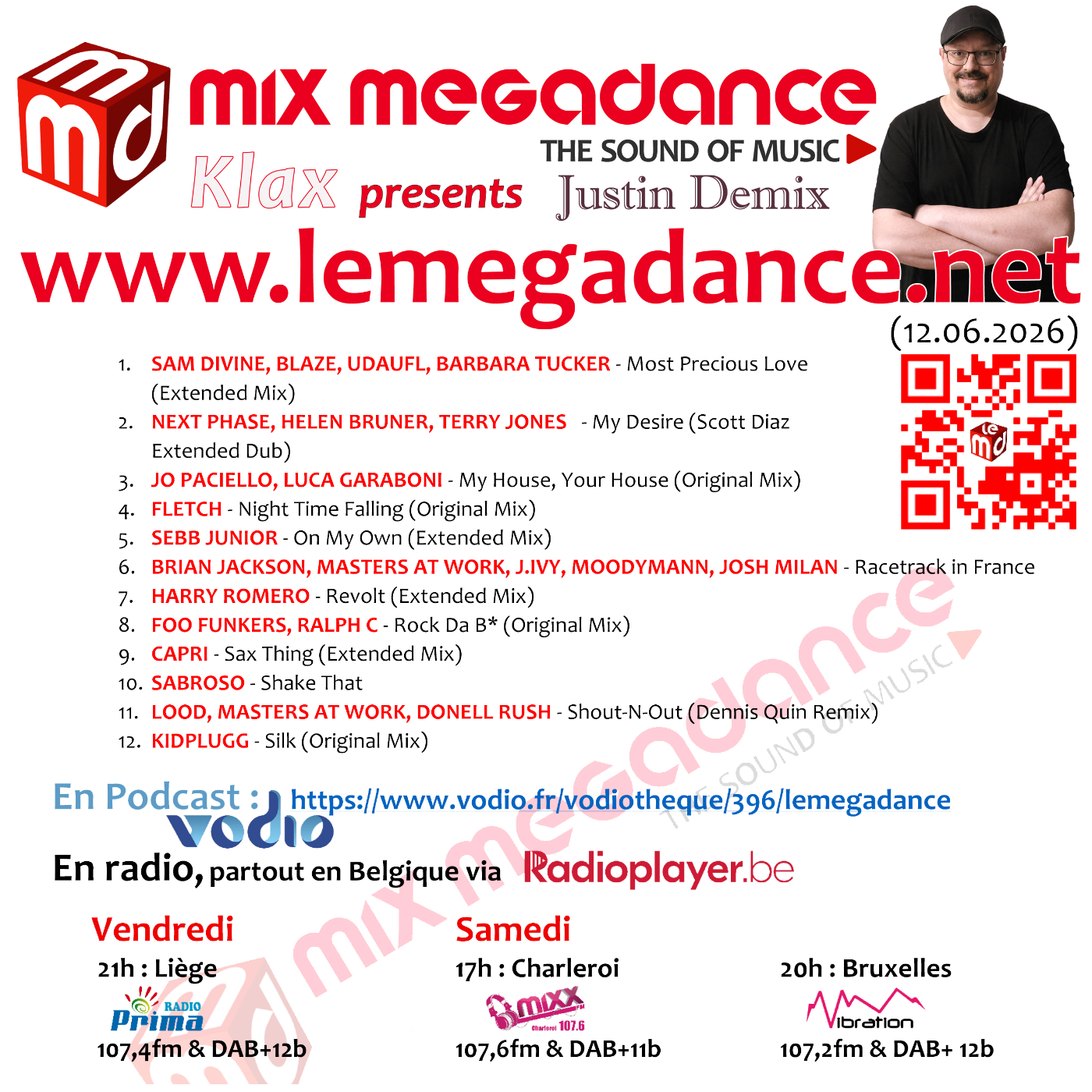 Mix Megadance with Justin Demix (12.06.2026) episode artwork
