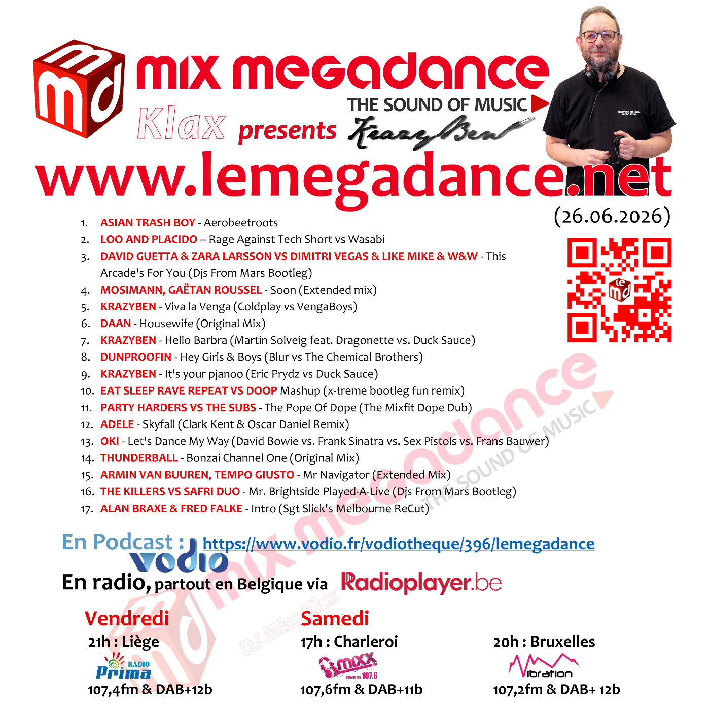 Mix Megadance with KrazyBen (26.06.2026) episode artwork
