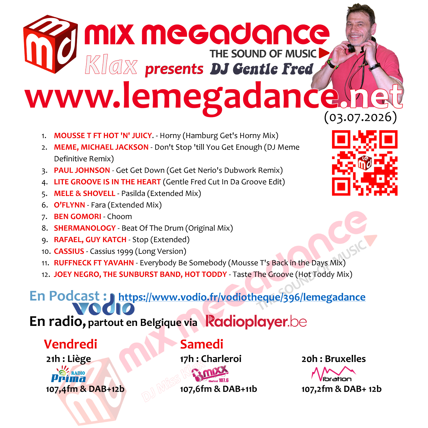 Mix Megadance with Gentle Fred (03.07.2026) episode artwork