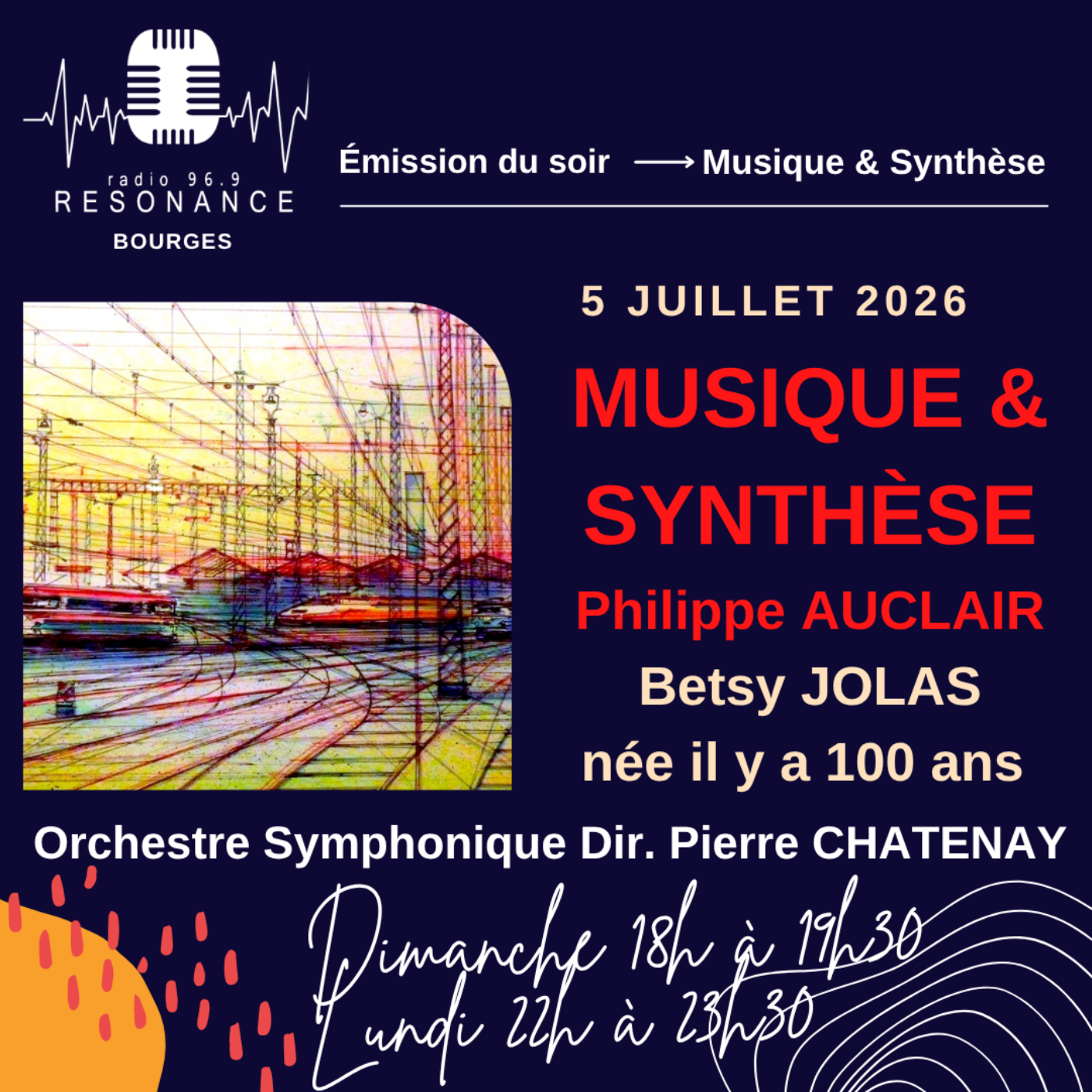 127-Émission du  5  JUILLET 2026  Anniversaire de Betsy JOLAS  & Orchestre Conservatoire episode artwork