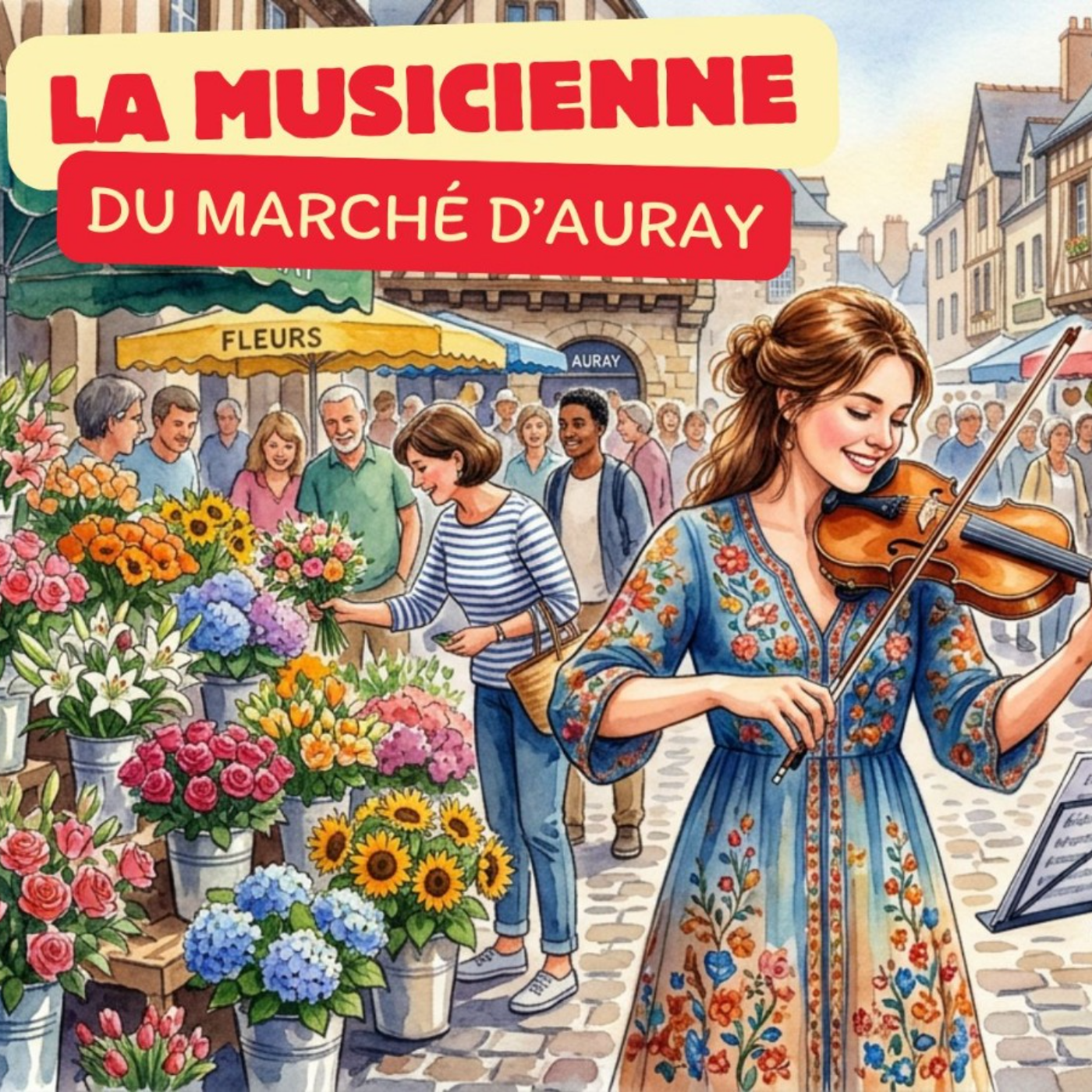 La musicienne du marché d'Auray